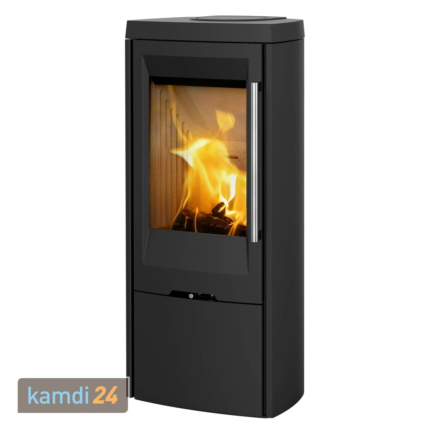 TermaTech TT30 Kaminofen Stahl Schwarz Rauchrohranschluss Oben 4 TermaTech TT30 Kaminofen Stahl Schwarz Rauchrohranschluss Oben – Bild 2