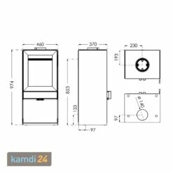 TermaTech TT60 Kaminofen Stahl Schwarz -Angebote Kamdi24 Store termatech tt60 kaminofen stahl schwarz 11750 m 2