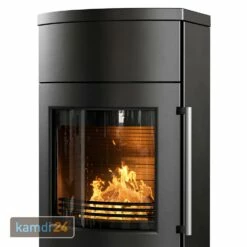 TermaTech TT80 Kaminofen Stahl Schwarz Rauchrohr Hinten -Angebote Kamdi24 Store termatech tt80 kaminofen stahl schwarz rauchrohr hinten 19060 m 2