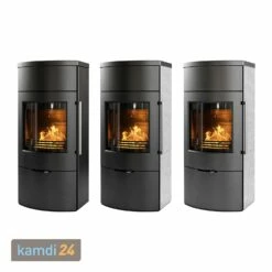 TermaTech TT80S Kaminofen Stahl Schwarz/Speckstein, Rauchrohr Hinten -Angebote Kamdi24 Store termatech tt80s kaminofen stahl schwarz speckstein rauchrohr hinten 19062 m 4