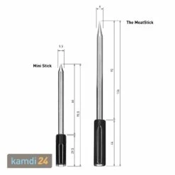 The MeatStick Mini Einzelstick Temperaturfühler Schwarz -Angebote Kamdi24 Store the meatstick mini einzelstick temperaturfuehler schwarz 20497 m 5