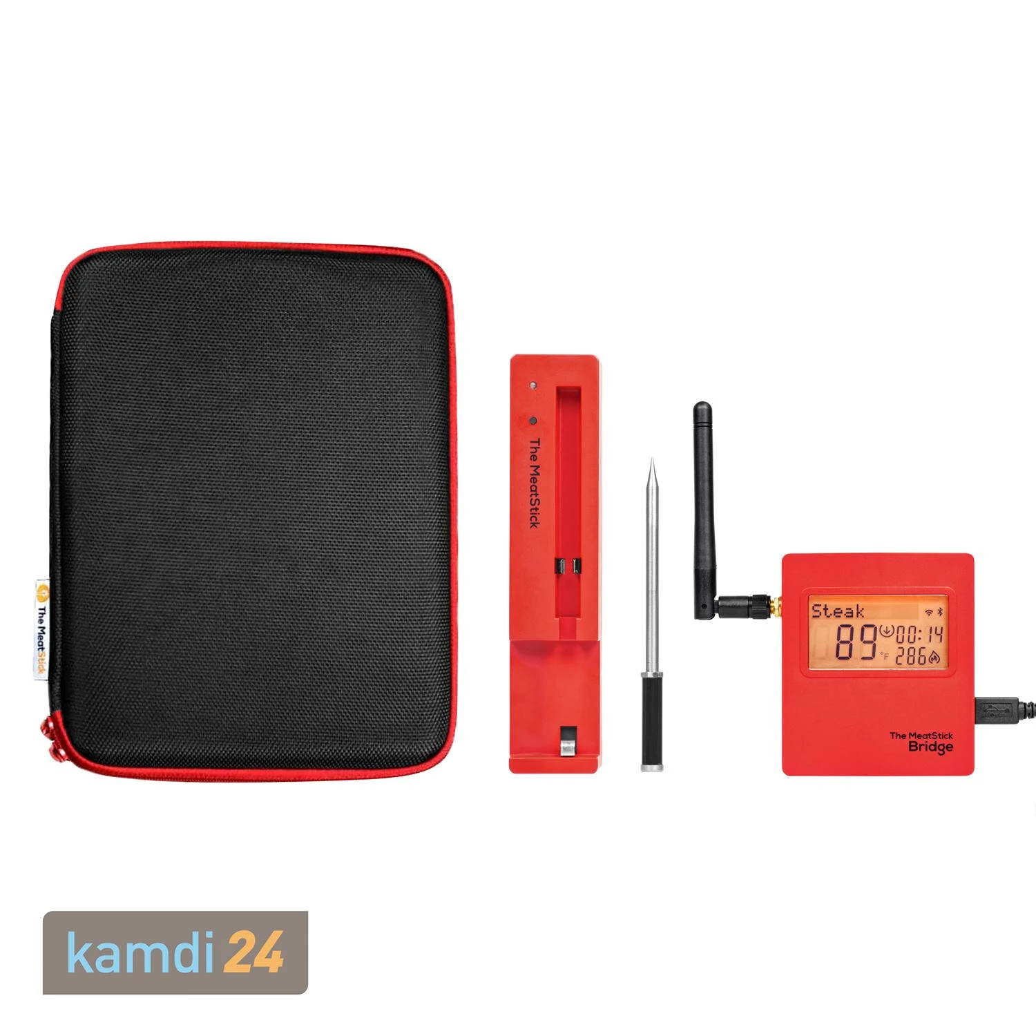 The MeatStick Set 3: The MeatStick Mit WiFi Bridge, Ladegerät Und Transporttasche 4 The MeatStick Set 3: The MeatStick Mit WiFi Bridge, Ladegerät Und Transporttasche – Bild 2