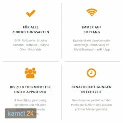 The MeatStick Set 4: 2x The MeatStick Inkl. Ladegerät, WiFi Bridge Und Transporttasche -Angebote Kamdi24 Store the meatstick set 4 2x the meatstick inkl ladegeraet wifi bridge und transporttasche 20480 m 6