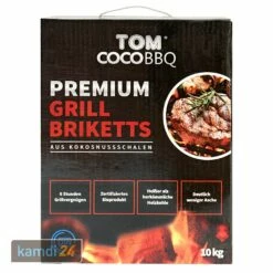 TOM COCO Grill-Kokoskohle Briketts, Quader, 10 Kg -Angebote Kamdi24 Store tom coco grill kokoskohle briketts quader 10 kg 15554 m 1