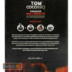 TOM COCO Grill-Kokoskohle Briketts, Quader, 3 X 4 Kg (12 Kg) 9 TOM COCO Grill-Kokoskohle Briketts, Quader, 3 X 4 Kg (12 Kg) -Angebote Kamdi24 Store tom coco grill kokoskohle briketts quader 3 x 4 kg 12 kg 15545 m 2