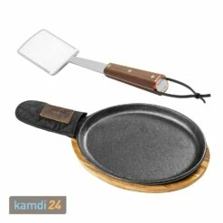 Traeger Fajita Pfanne Gusseissen + Grillwender