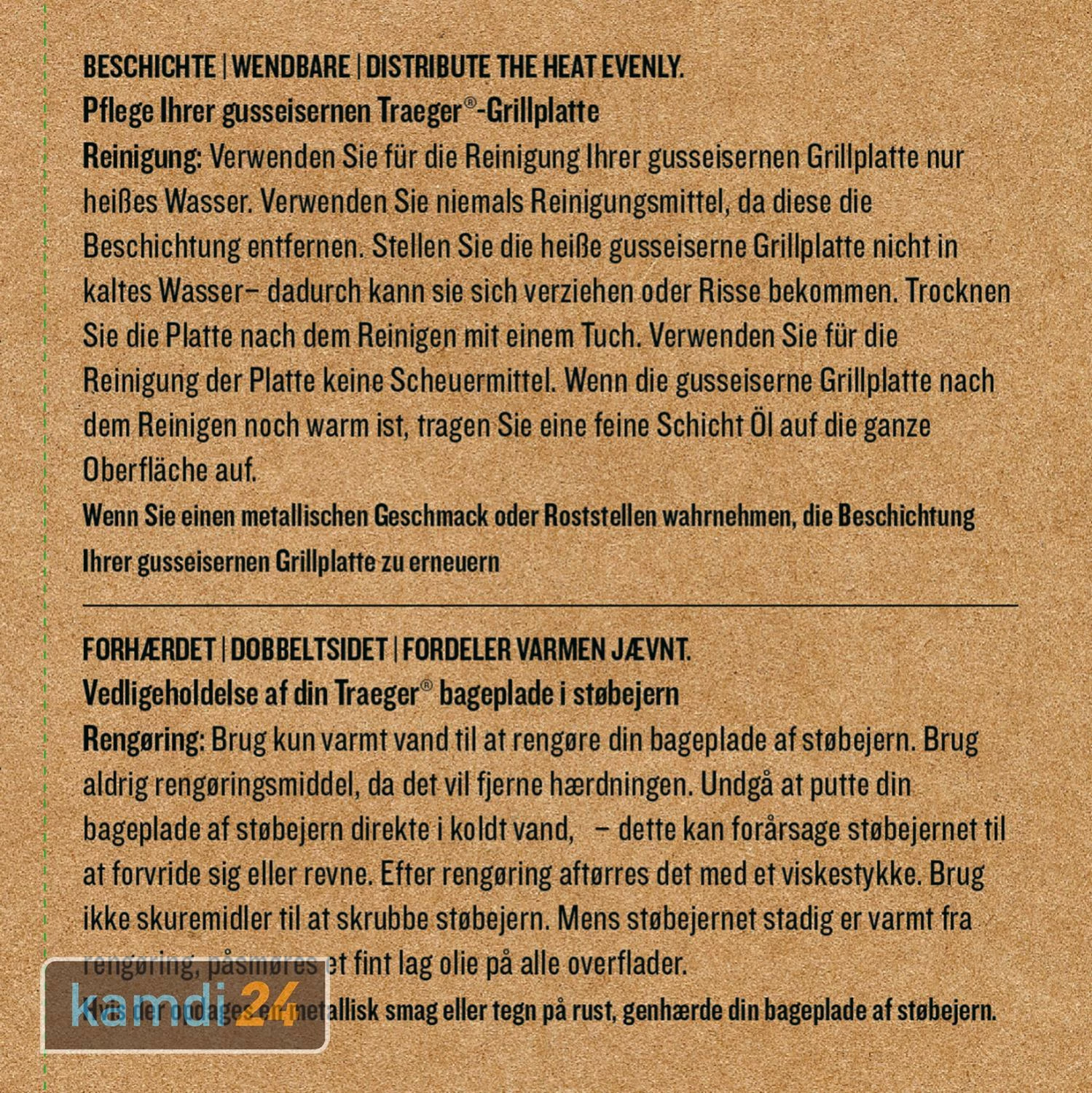 Traeger Grillplatte Gusseisen 9 Traeger Grillplatte Gusseisen – Bild 7