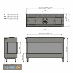 Trimline Fires Trimline 100 Corner Left Gas Kamineinsatz G20/G25 -Angebote Kamdi24 Store trimline fires trimline 100 corner left gas kamineinsatz g20 g25 19363 m 9