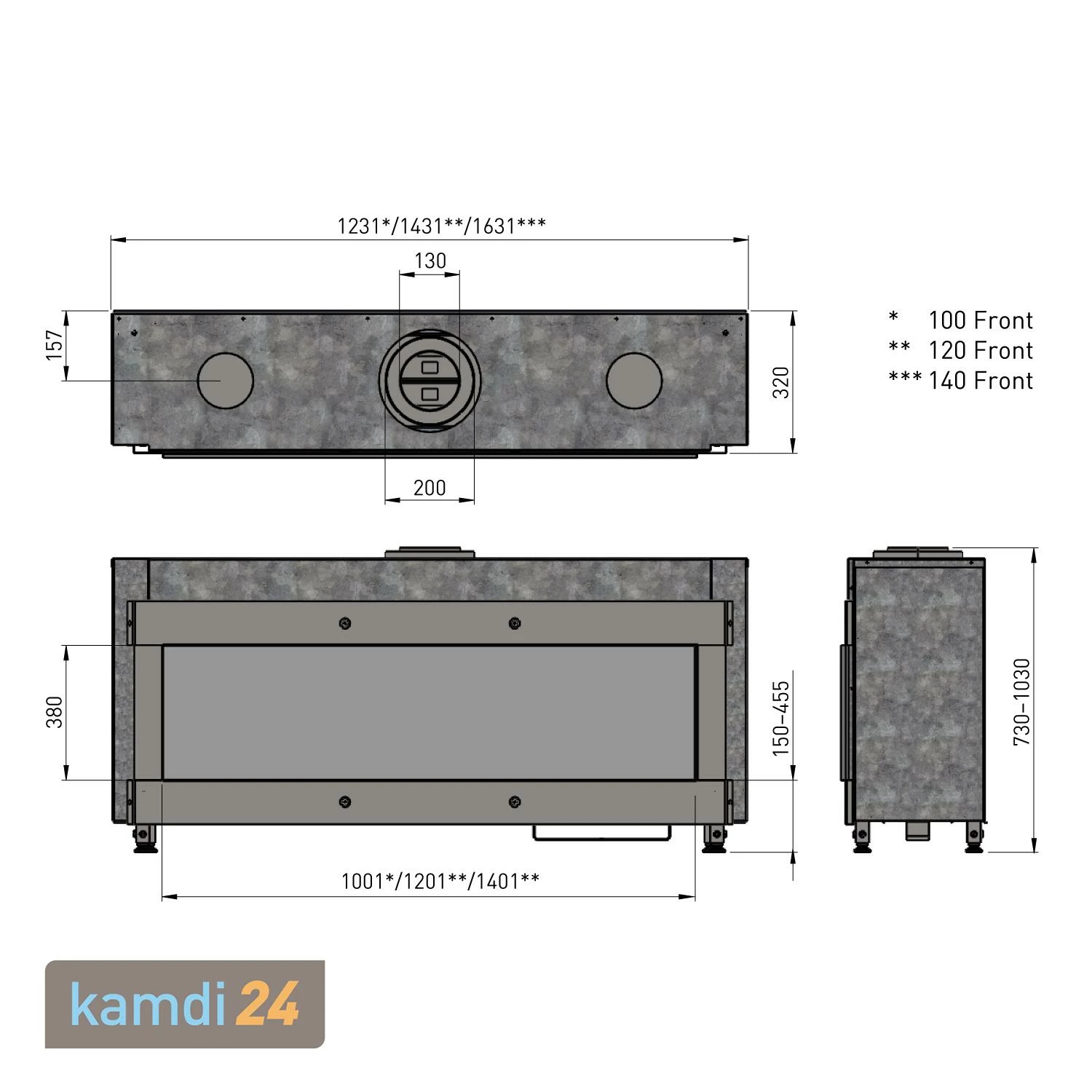 Trimline Fires Trimline 140 Front AR Gas Kamineinsatz G30/G31 12 Trimline Fires Trimline 140 Front AR Gas Kamineinsatz G30/G31 – Bild 10