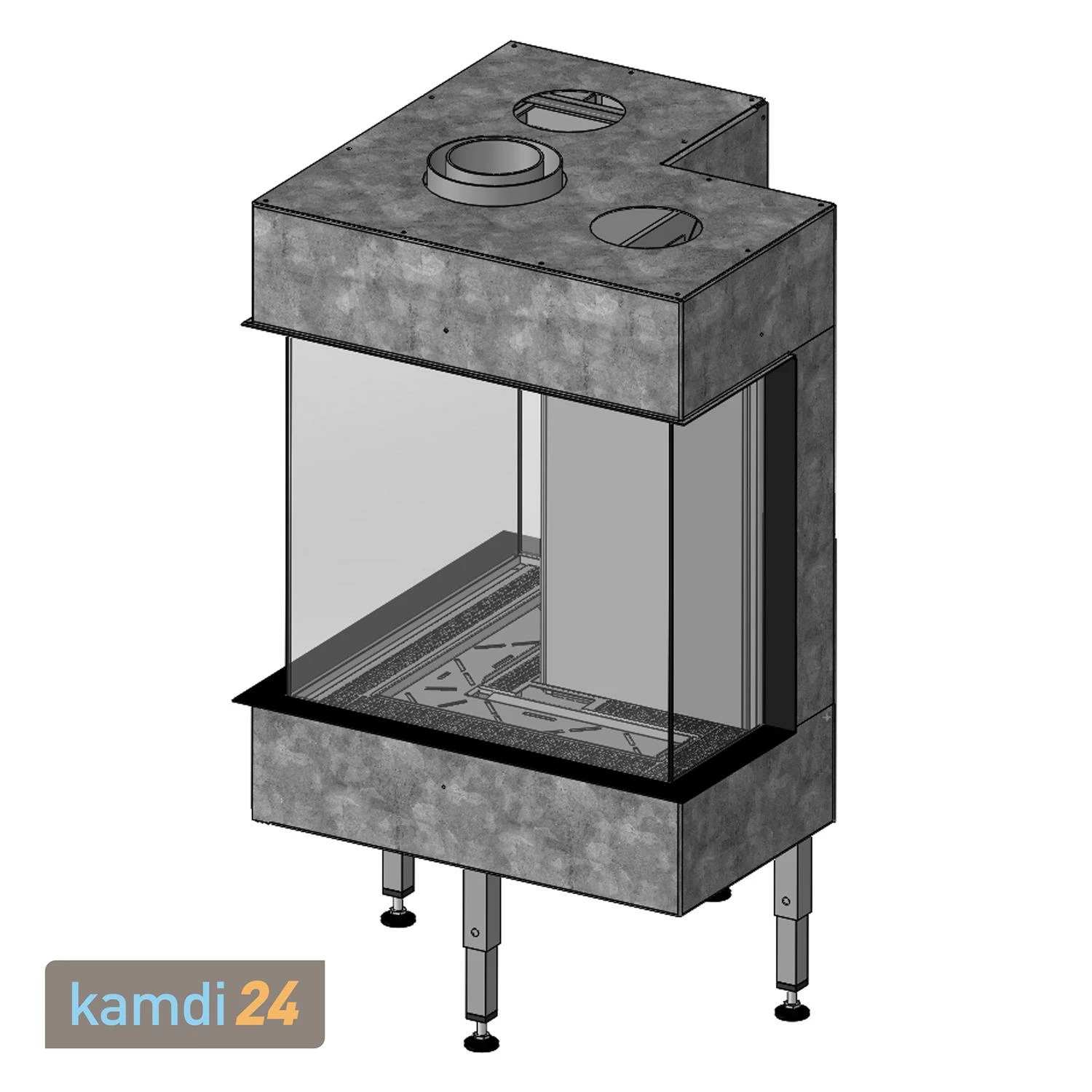 Trimline Fires Trimline 2050 On The Corner Gas Kamineinsatz G20/G25 4 Trimline Fires Trimline 2050 On The Corner Gas Kamineinsatz G20/G25 – Bild 2