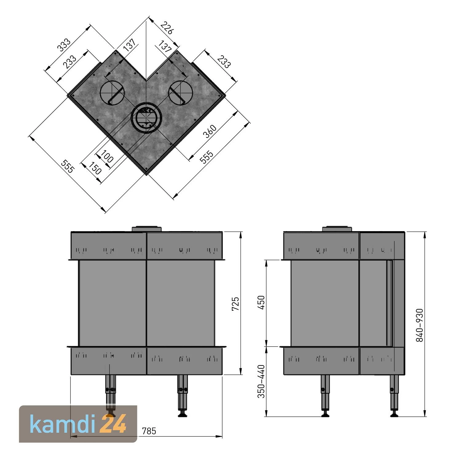Trimline Fires Trimline 2050 On The Corner Gas Kamineinsatz G20/G25 13 Trimline Fires Trimline 2050 On The Corner Gas Kamineinsatz G20/G25 – Bild 11