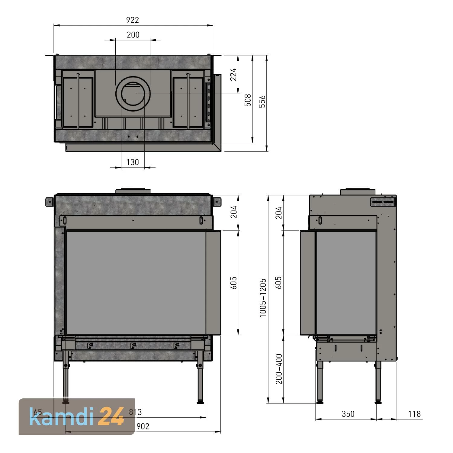 Trimline Fires Trimline 83 Corner Right AR Gas Kamineinsatz G30/G31 14 Trimline Fires Trimline 83 Corner Right AR Gas Kamineinsatz G30/G31 – Bild 12