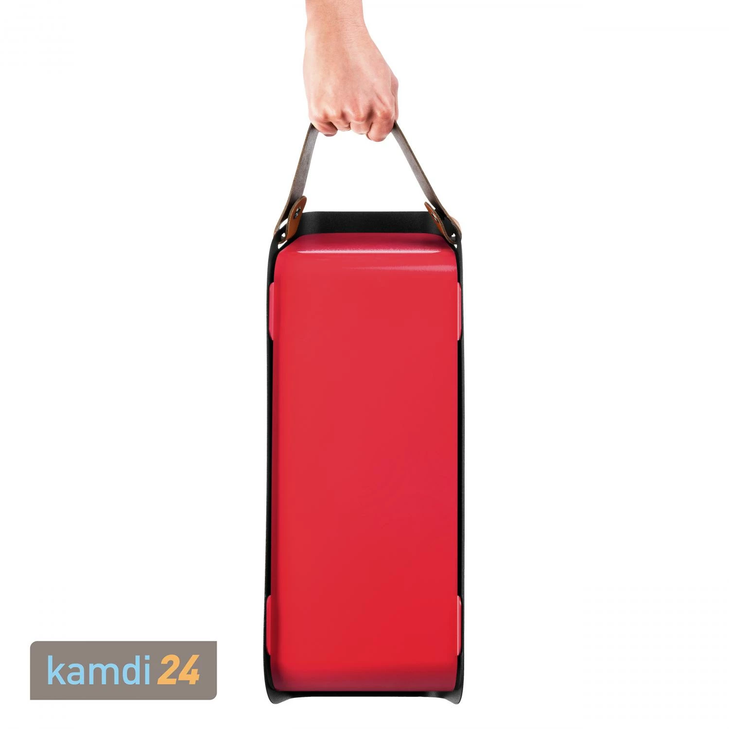 UNA Holzkohlegrill Erdbeerrot 4 UNA Holzkohlegrill Erdbeerrot – Bild 2