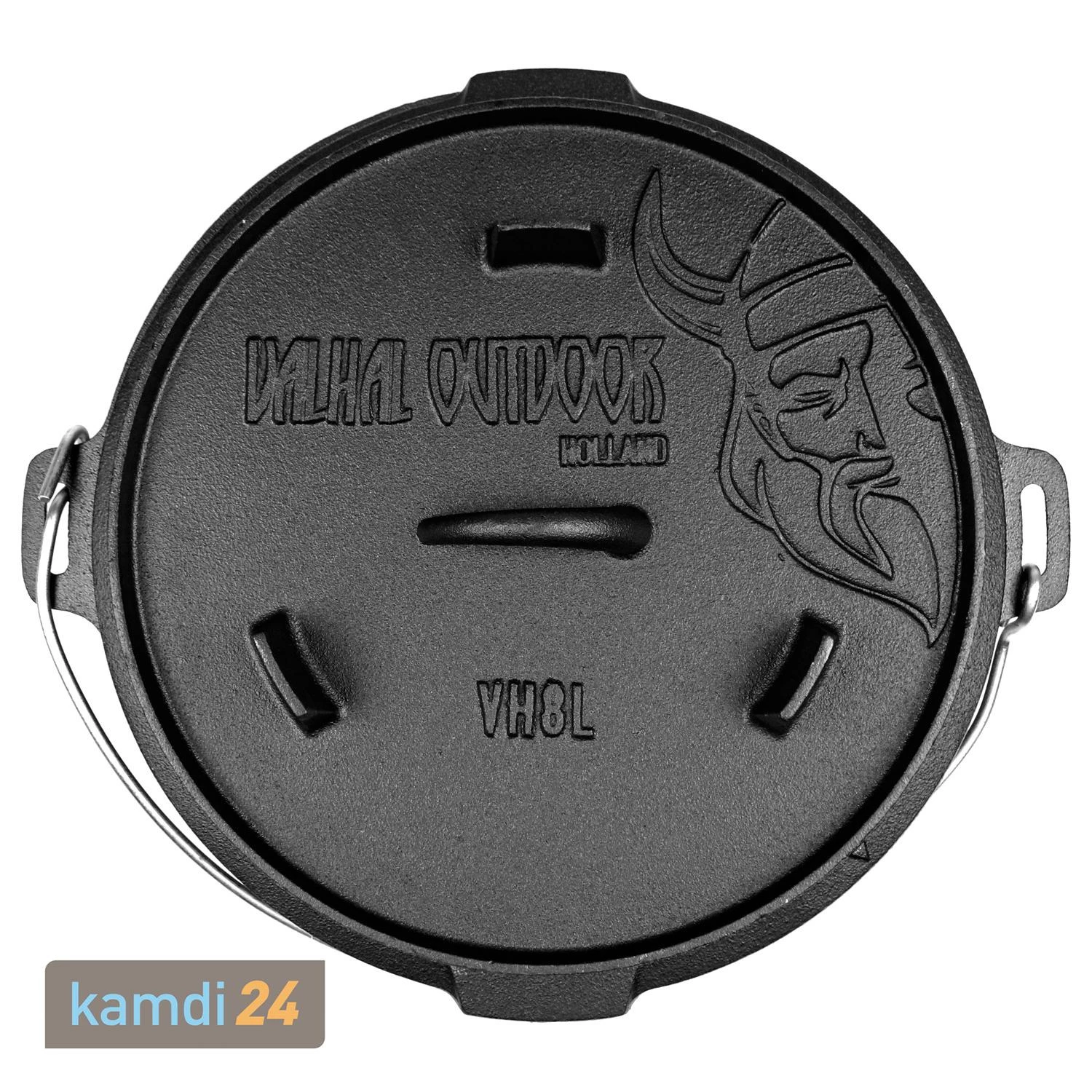 Valhal Outdoor Dutch Oven 8 L Set Inkl. Holzkiste Zur Aufbewahrung Und Deckelheber 7 Valhal Outdoor Dutch Oven 8 L Set Inkl. Holzkiste Zur Aufbewahrung Und Deckelheber – Bild 5