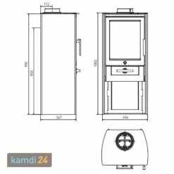 Varde ALS Kaminofen Stahl Schwarz 15 Varde ALS Kaminofen Stahl Schwarz -Angebote Kamdi24 Store varde als kaminofen stahl schwarz 23879 m 6