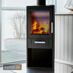 Varde ALS Kaminofen Stahl Schwarz