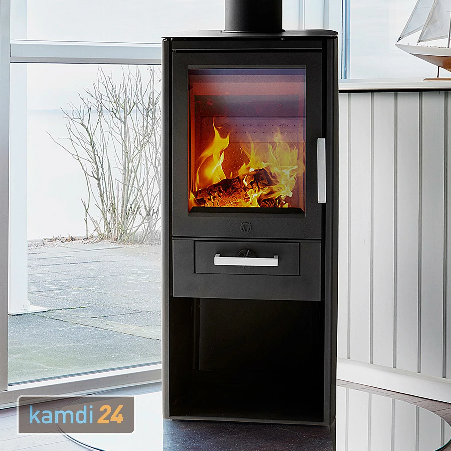 Varde ALS Kaminofen Stahl Schwarz 3 Varde ALS Kaminofen Stahl Schwarz