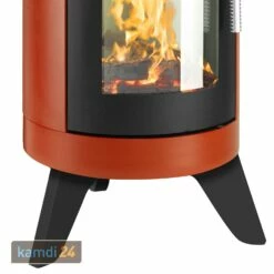 Wamsler City Kaminofen Stahl Rot -Angebote Kamdi24 Store wamsler city kaminofen stahl rot 19972 m 4