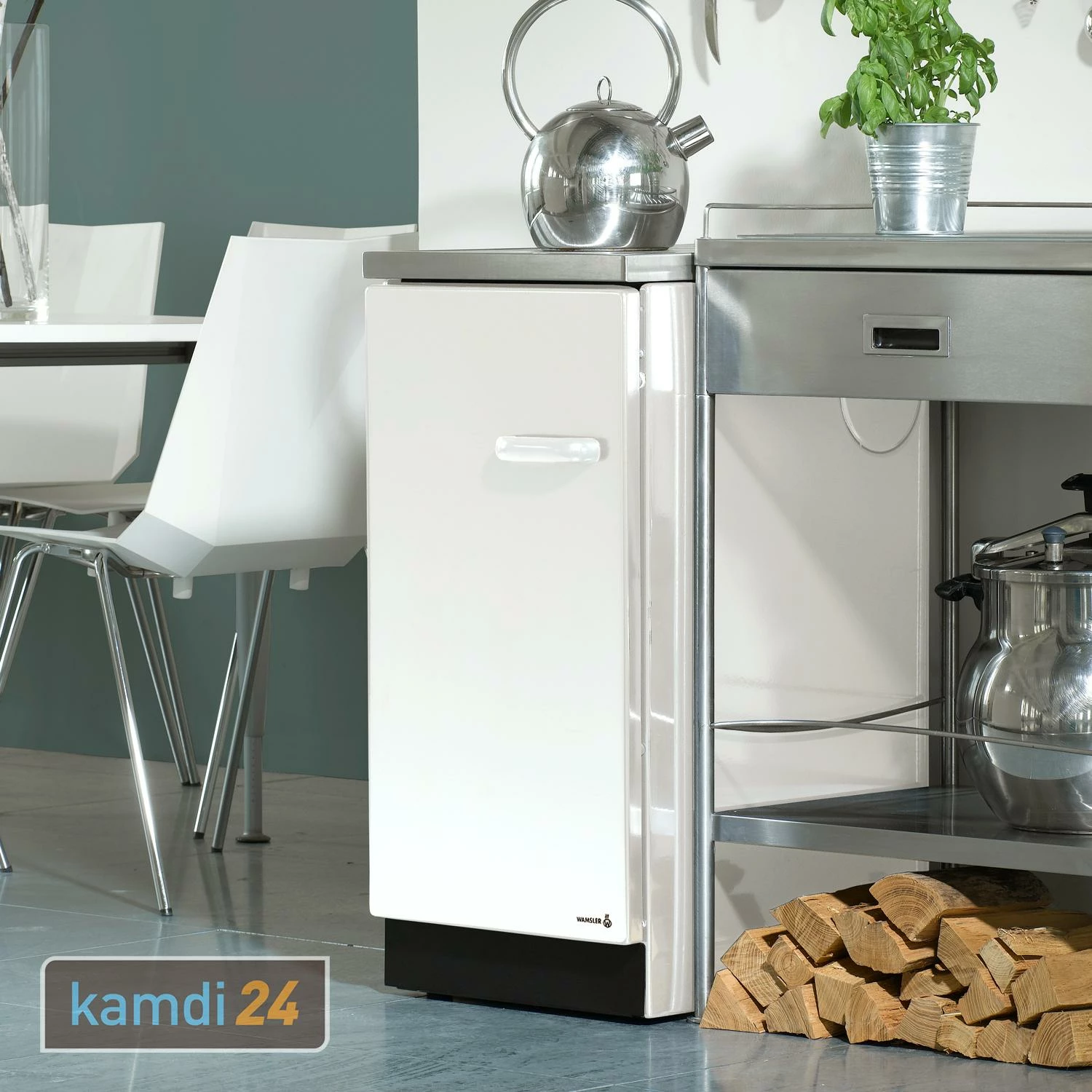 Wamsler K 144 S Küchenofen Stahl Weiß 3 Wamsler K 144 S Küchenofen Stahl Weiß