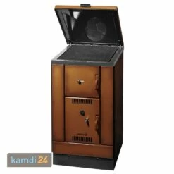 Wamsler K 158 Küchenofen Wasserführend Maron Glaskeramikkochfläche