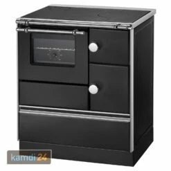 Wamsler K 176 A 70 Küchenofen Stahl Schwarz, Backfach Links
