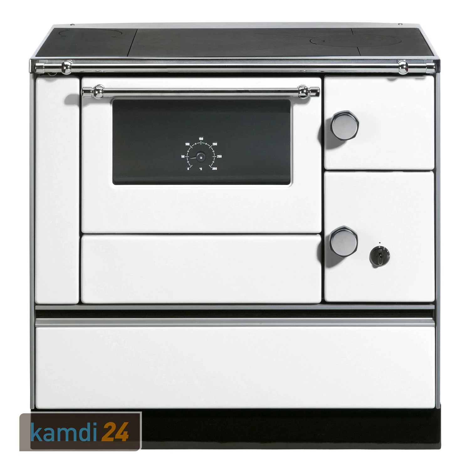 Wamsler K 176 A 90 Küchenofen Stahl Weiß, Backfach Links 4 Wamsler K 176 A 90 Küchenofen Stahl Weiß, Backfach Links – Bild 2