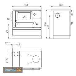 Wamsler K 176 A 90 Küchenofen Stahl Weiß, Backfach Rechts -Angebote Kamdi24 Store wamsler k 176 a 90 kuechenofen stahl weiss backfach rechts 19928 m 3