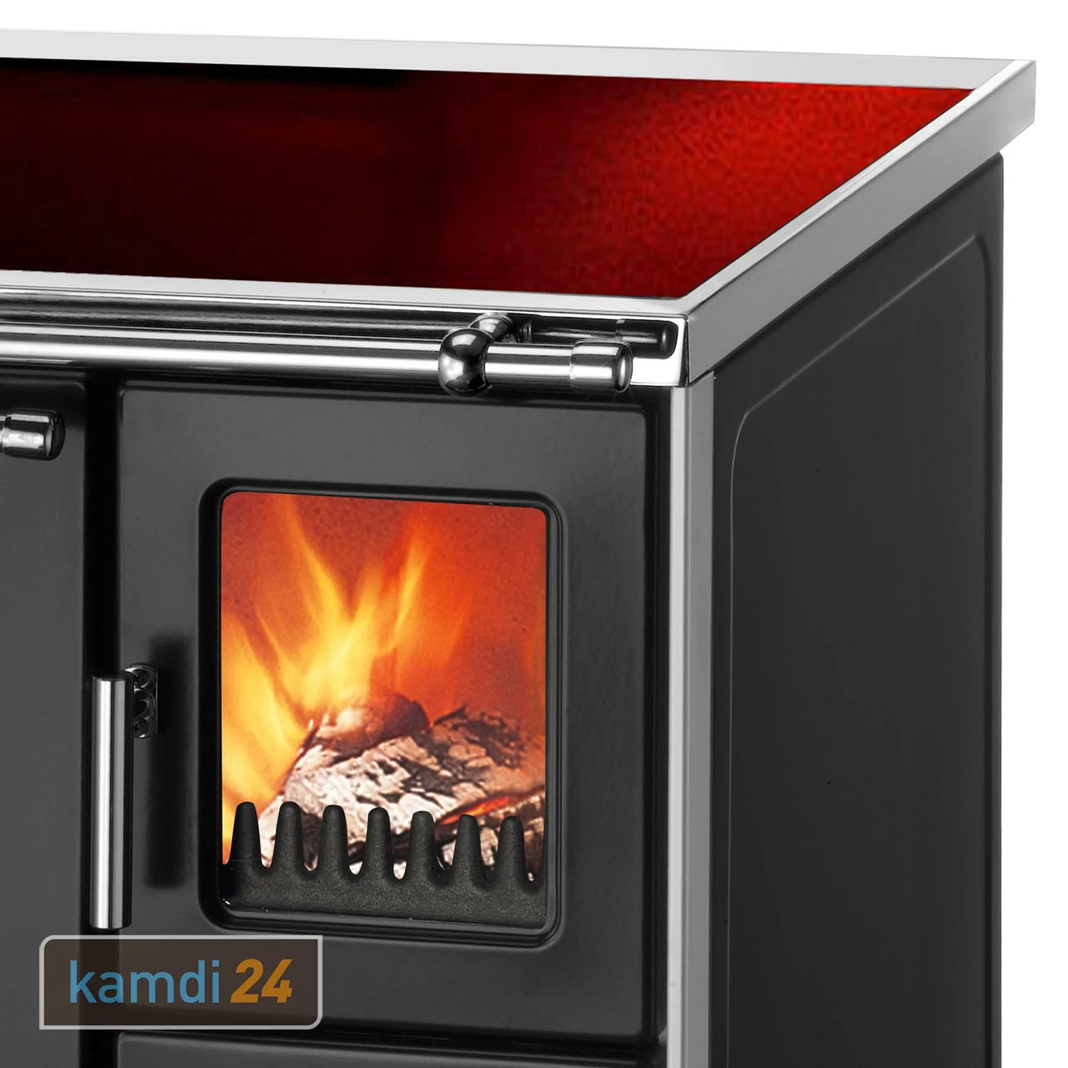 Wamsler K 176 F/A 70 Style Küchenofen Schwarz, Glaskeramikplatte, Backfach Links 5 Wamsler K 176 F/A 70 Style Küchenofen Schwarz, Glaskeramikplatte, Backfach Links – Bild 3