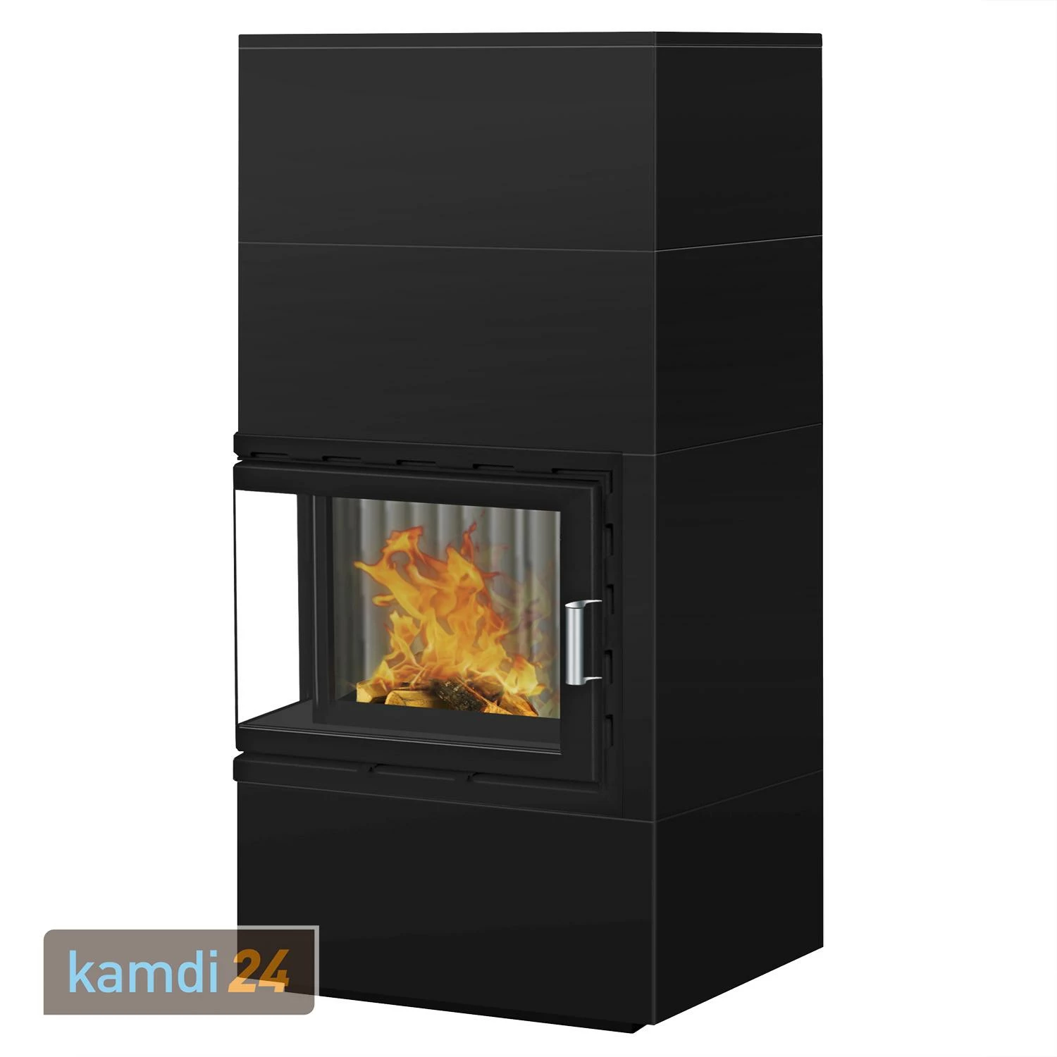 Wamsler Modulo 70/150 L Links Kaminbausatz Schwarz 4 Wamsler Modulo 70/150 L Links Kaminbausatz Schwarz – Bild 2