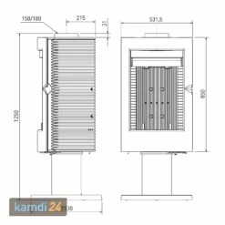Wamsler Nizza Kaminofen Gusseisen -Angebote Kamdi24 Store wamsler nizza kaminofen gusseisen 20061 m 4