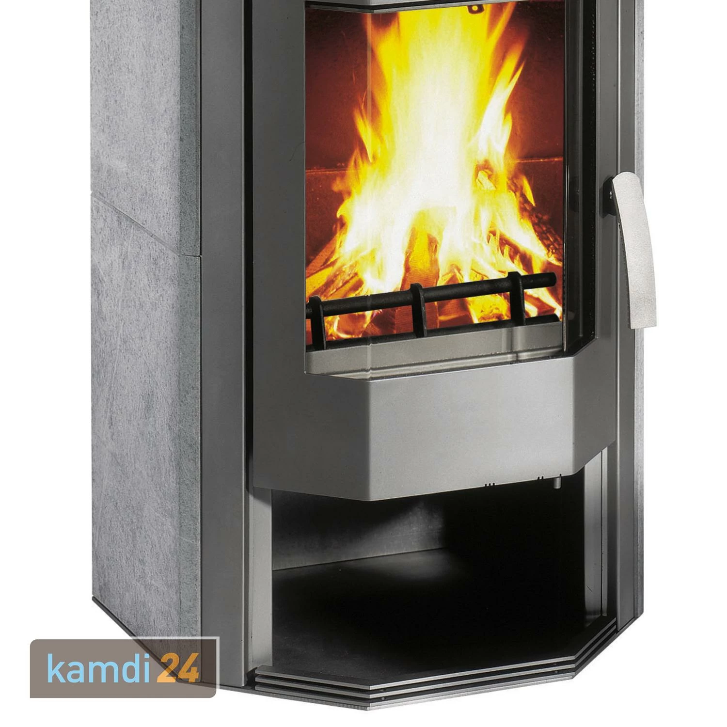 Wamsler Prisma Kaminofen Stahl Grau / Naturstein 6 Wamsler Prisma Kaminofen Stahl Grau / Naturstein – Bild 4