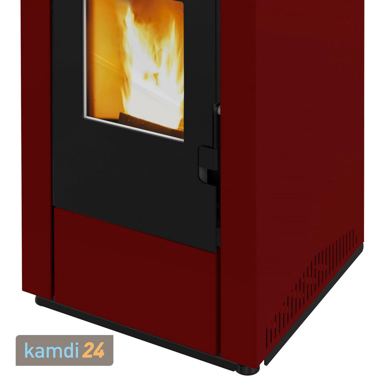 Wamsler WPO 7 Pelletofen Stahl Bordeaux, Gerade Seiten 7 Wamsler WPO 7 Pelletofen Stahl Bordeaux, Gerade Seiten – Bild 5