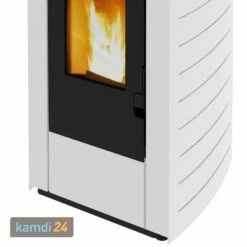 Wamsler WPO 7 Pelletofen Stahl Weiß, Gerundete Seiten -Angebote Kamdi24 Store wamsler wpo 7 pelletofen stahl weiss gerundete seiten 22162 m 2