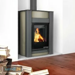 Aquaflam Vario Kalmar Manual Wasserführender Kaminofen Olive 11/5 KW