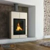 Aquaflam Vario Saporo Basic Wasserführender Kaminofen Creme 11/5 KW