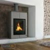 Aquaflam Vario Saporo Basic Wasserführender Kaminofen Grey 11/7 KW