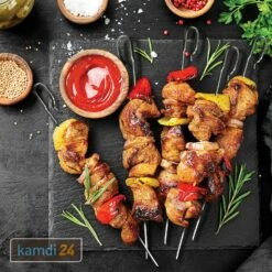 Weber CRAFTED Spieße-Set Für Drehspieße -Angebote Kamdi24 Store weber crafted spiesse set fuer drehspiesse 25956 m 4