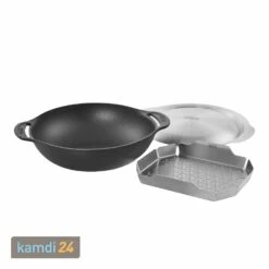 Weber CRAFTED Wok Mit Deckel Und Dünsteinsatz -Angebote Kamdi24 Store weber crafted wok mit deckel und duensteinsatz 25954 m 2