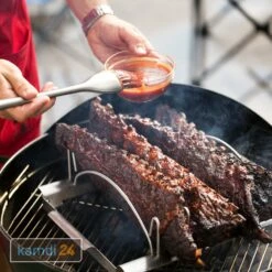 Weber Deluxe-Spare-Rib-Halter + Bratenkorb Edelstahl -Angebote Kamdi24 Store weber deluxe spare rib halter bratenkorb edelstahl 25782 m 1