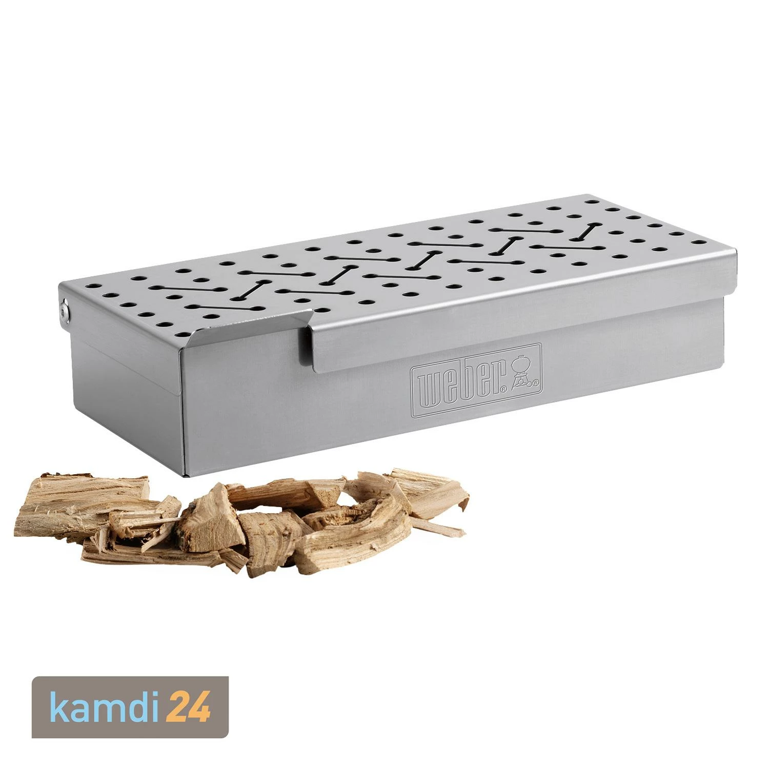 Weber Räucherbox Edelstahl Für Gasgrills Ab Q 200/2000 5 Weber Räucherbox Edelstahl Für Gasgrills Ab Q 200/2000 – Bild 3