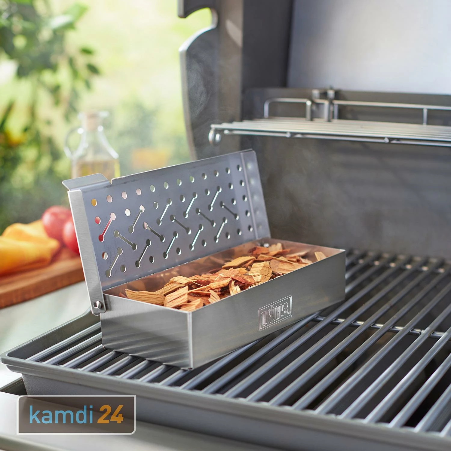 Weber Räucherbox Edelstahl Für Gasgrills Ab Q 200/2000 6 Weber Räucherbox Edelstahl Für Gasgrills Ab Q 200/2000 – Bild 4