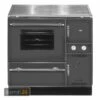 Wamsler K 148 CL Küchenofen Wasserführend Anthrazit / Chrom, Rauchrohr Links