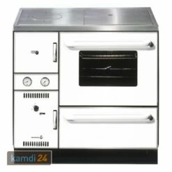 Wamsler K 148 Küchenofen Wasserführend Weiß, Rauchrohr Rechts