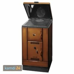 Wamsler K 158 Küchenofen Wasserführend Maron Stahlplatte