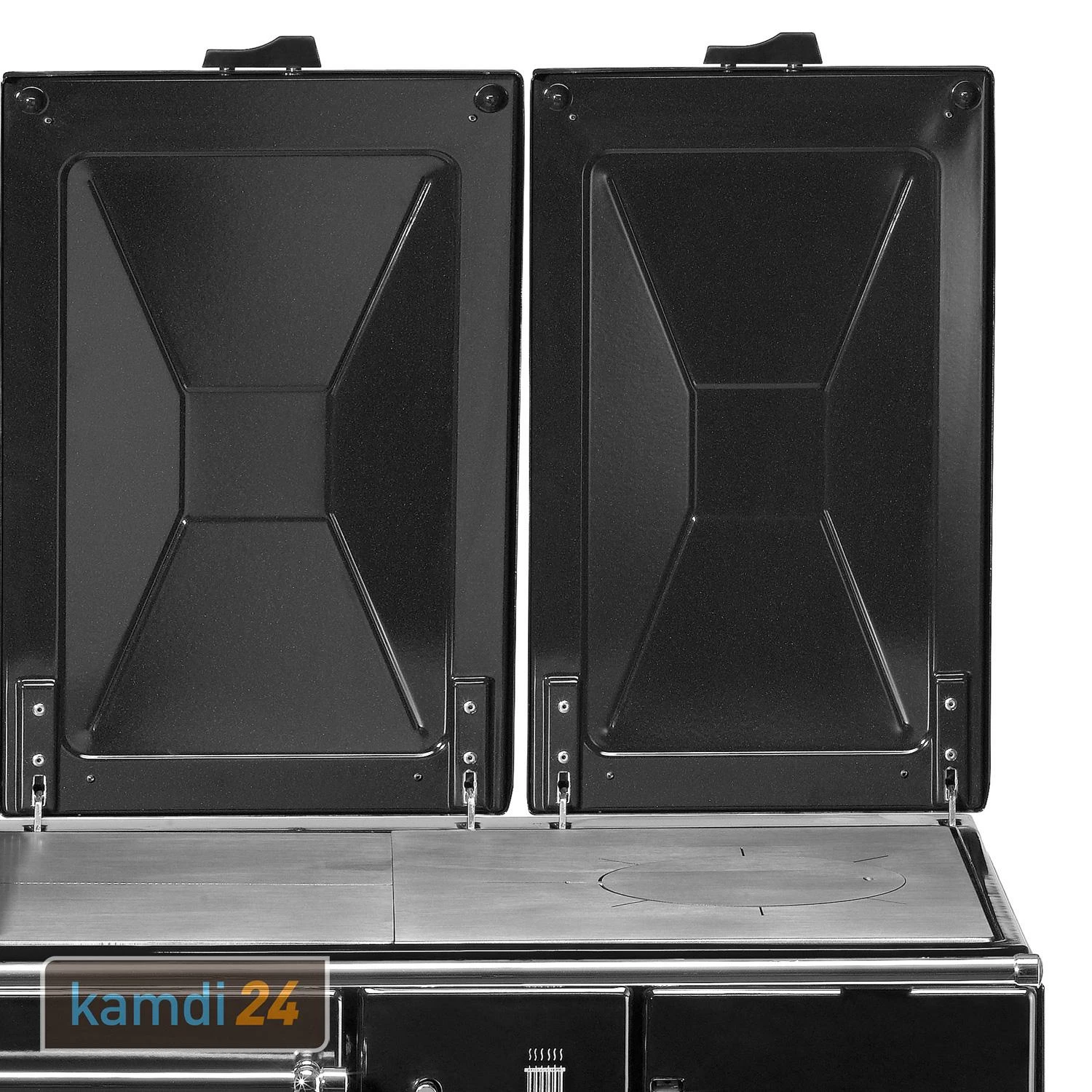 Wamsler K 178 Küchenofen Wasserführend Schwarz, Rauchrohr Links 4 Wamsler K 178 Küchenofen Wasserführend Schwarz, Rauchrohr Links – Bild 2