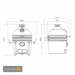Yakiniku Keramik Grill Kamado Compact 13" Inkl. Campinggestell -Angebote Kamdi24 Store yakiniku keramik grill kamado compact 13 inkl campinggestell 20388 m 11