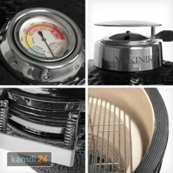 Yakiniku Keramik Grill Kamado Compact 13" Inkl. Campinggestell -Angebote Kamdi24 Store yakiniku keramik grill kamado compact 13 inkl campinggestell 20388 m 7