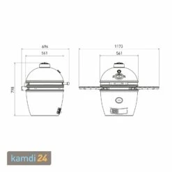 Yakiniku Keramik Grill Kamado L 19" -Angebote Kamdi24 Store yakiniku keramik grill kamado l 19 20385 m 11
