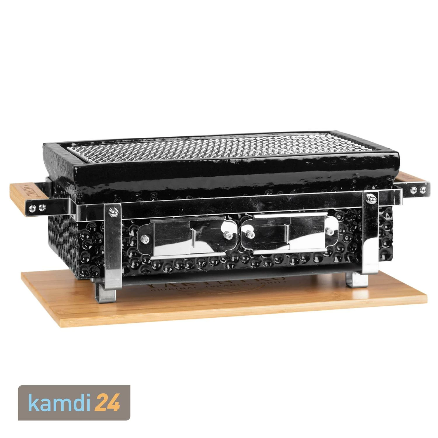 Yakiniku Shichirin Keramik Grill Eckig 35x17 Cm Geschenkset Mit Yakitori Trägersystem, Yakitori Spießen, Grillfächer Und 5 Kg Binchotan Holzkohle Lychee 4 Yakiniku Shichirin Keramik Grill Eckig 35x17 Cm Geschenkset Mit Yakitori Trägersystem, Yakitori Spießen, Grillfächer Und 5 Kg Binchotan Holzkohle Lychee – Bild 2